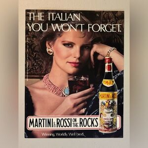 Martini and Rossi 1982 Advertisement (Life Magazine)